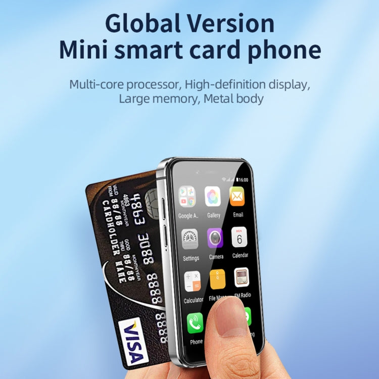 3.0 inch Android 8.1 MTK6580 Quad Core 1.3GHz, Network: 3G, Dual SIM, Global Version with Google Play 3.0 inch Android 8.1 MTK6580 Quad Core 1.3GHz, Network: 3G, Dual SIM, Global Version with Google Play